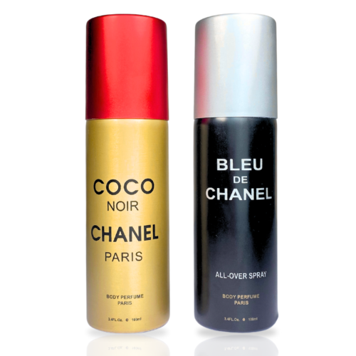 Pack Of Two Body Spray (Coco Chanel Noir , Bleu de Chanel)