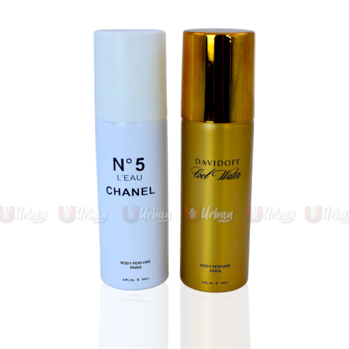Pack Of Two Body Spray (N'5 L'eau Chanel, David Off Cool Water)