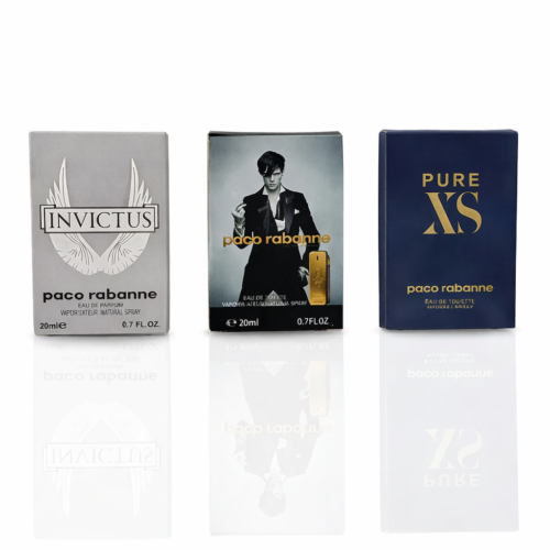 Pack of 3 Testers (Invictus ,One Million Edt, Pure XS)